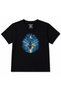 Moonlit Paper Boat Dream Graphic Kids T-Shirt