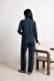 Urban Corduroy Fabric Half-Zip Maternity and Postpartum Tracksuit Set - 4