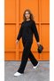 Women's Knitwear Set Relaxed Fit Wide Leg Long Sleeve Knitted Two-Piece Set
