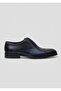 Genuine Leather Leather Sole Navy Blue Classic Men's Shoes - K4403