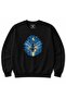 Moonlit Paper Boat Dream Graphic Sweatshirt