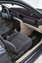 Opel Vectra B Dashboard Protection Carpet Cover and 5-Piece Auto Carpet Mat Set with Red Edges and Embroidery - 4