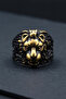 Men's Lion Form Adjustable Ring - 3