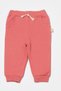 Baby Girl 3-24 Months 100% Organic Cotton Sweatpants Rose - 2