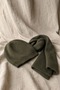 Thin Knitwear Beanie Scarf Set - 2