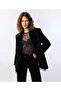 DANTEL ŞERİTLİ KADİFE BLAZER