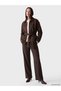 Two Mt Shop Quality Lcw Everyday Brown Suede Look Flat Loose & Baggy Women's Jacket - 2