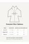 Women's Red Belted Double-Breasted Trench Coat Long Sleeve Double Row Buttoned Lined Belted Trench Coat Jacket - 5