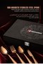 Venezia 24-Piece Rose Gold Cutlery Set, Stainless Steel, Gift Box - 3