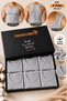 Men's Gray Undershirt 100% Cotton 6-Piece Pack Special Box Flexible Comfortable Cut Casual Undershirt