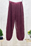 Lined mesh leg elastic organic pants - 2