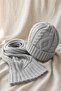 Braided Beanie and Scarf Double Set - 4