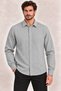 Men's Regular Fit Textured Winter Shirt - 3