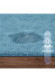 Lunasoft Blue Non-Slip Base Machine Washable 70X120 50X60 Soft Surface Bath Mat - 3