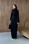 Yelda Waist Belted Suit Black