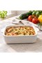 Ceramic Baking Dish with Ribbed Sides & Handles – 20×14cm - 3