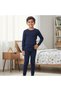 Boy's Cotton Navy Blue Color Underwear Leggings Cb1067 - 5