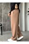 Modal fabric basic baggy jogger brown - 3