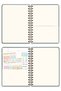 2027 Year A5 Linen Agenda Spiral Bound 15X21 cm - 12 Months Green - 7