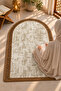 Duru Jute Straw Rope & Plush Prayer Mat with Non-Slip Base, Soft Textured Handmade Decorative Prayer Mat - 2