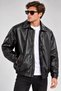 Erkek oversize deri ceket - 4