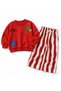 Children's Printed Tracksuit Set Red - 3
