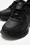 Women's Studded Lace-Up Leather Sneakers Black Black - 3