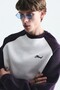 Color Block Crew Neck Sweatshirt - 4
