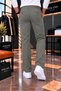 Men's Regular Fit Comfortable Cut Fabric Trousers - 3