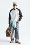 Color Block Crew Neck Sweatshirt - 2