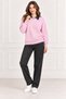 Women's Denim Shirt Collar Long Sleeve Oversize Knitwear Sweater - 8