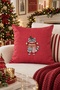 Premium Embroidered Cushion Cover - Circus Animals Rakrak - 43*43 cm - Pnk001