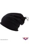 Winter Black Fleece 2-Piece Set Convertible Drawstring Neck Collar Outdoor Cold Weather Protector - 3