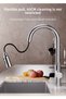 Kitchen Sink Faucet + Pressure Cup Washer 2in1 Matte Chrome Nickel Imported 7 Years Warranty - 6
