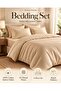 100% Cotton Satin 6-Piece Double Duvet Cover Set with Fitted Sheet – 83 Thread Count - 4