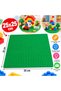25X25 cm Block Game Board Green Floor for Construction Toys