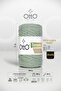 Tarama • Çağla Yeşil (3053) • 5-Pack × 200 Gr / 60 m • 3 mm • Cotton Taranan Hobby Thread - 2