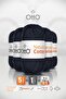 Natural Cotton • Navy Blue (6043) • 5-Pack × 100 Gr / 200 m • 2 mm • Cotton Thread • Punch, Amigurumi, Macrame