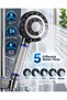 Shower Head with Chlorine and Lime Filters, 5 Different Water Flows, Massage Effect, Filtered Shower Head
