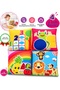 Preschool First Book Set - Rustle-Through Fabric Book - 4 Types of Fabric Books - 2