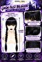 Wednesday Style Double Braided Black Wig with Bangs 55 cm – Halloween Costume Wig - 6