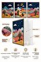 Adhesive Felt Painting - Poster Flower (Model- 99) - 2
