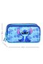Leather Printed Two-Compartment Patterned Pencil Bag Pen Holder.