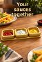 Bamboo Trio 3-Piece Square Presentation Bowl Set with Tray – Breakfast, Snack, and Sauce Bowls 30 × 11 cm - 7