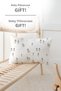 Double-Sided Baby Blanket, 100% Cotton Waffle Pique |   Pillowcase with Gift - Little Penguins - 100 X 150 cm - 7
