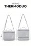 Thermoduo Bellows Heat Insulated Thermal Bag |   Waterproof Feeding and Bottle Carrying Bag, Gray - 2