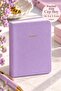 Pocket Size Notebook 10.5 X 7.5 cm Lined Mini Notebook 80 Sheets 80 Gr Lilac