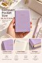 Pocket Size Notebook 10.5 X 7.5 cm Lined Mini Notebook 80 Sheets 80 Gr Lilac - 2