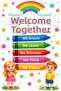Elastic Door Decoration, Fabric Door Decoration, Welcome to the Classroom, Classroom Door, School Event Door Decoration - 2