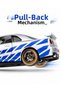 Nissan Gtr Skyline Metal Pull-Back Model Car Toy 1:32 Scale with Lights and Sound, Doors and Hood Openable, Trunk Openable - 6